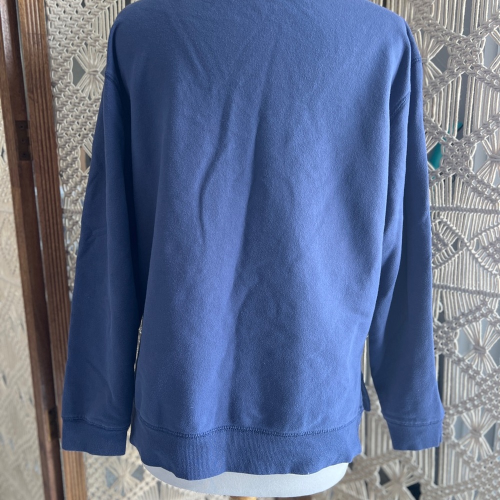 Blue Women's Crewneck - "But First, Coffee" - Picture 6 of 9